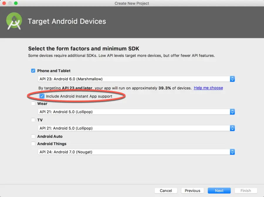 Instant app enable in new project.png